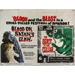 Blood on Satan’s Claw / The Beast in the Cellar (1971 / 1971) British Quad film poster,
