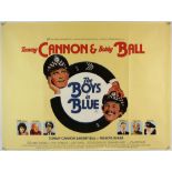 The Boys in Blue (1982) British Quad film poster, was folded now rolled, 30 x 40 inches Director