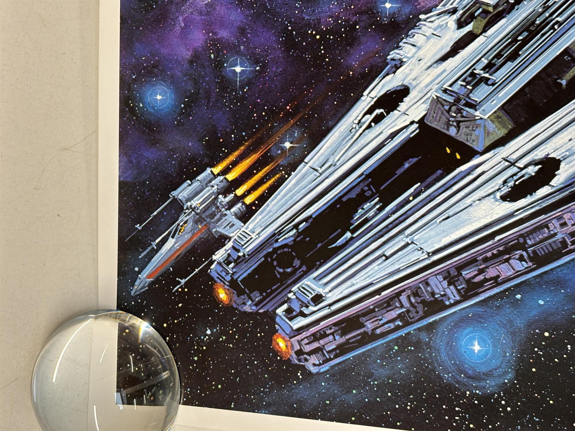 Star Wars (R-1982) Japanese B2 film poster, Science Fiction starring Mark Hamill & Harrison Ford, - Bild 4 aus 6