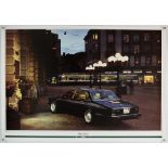 Daimler XJ6 Sovereign - circa 1985 Zurich original factory poster approx 39" x 28" rolled.