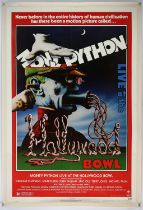Monty Python Live at the Hollywood Bowl (1982) One Sheet film poster, Comedy, Columbia,