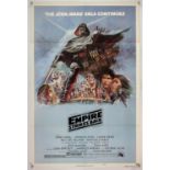 Star Wars: The Empire Strikes Back (1981), US One Sheet, 41 x 27 inches, folded, NSS number 80000,