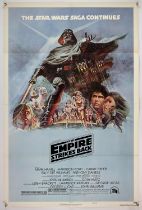 Star Wars: The Empire Strikes Back (1981), US One Sheet, 41 x 27 inches, folded, NSS number 80000,