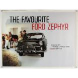 Ford Zephyr - circa 1957 original factory poster, approx. 40" x 30" rolled.