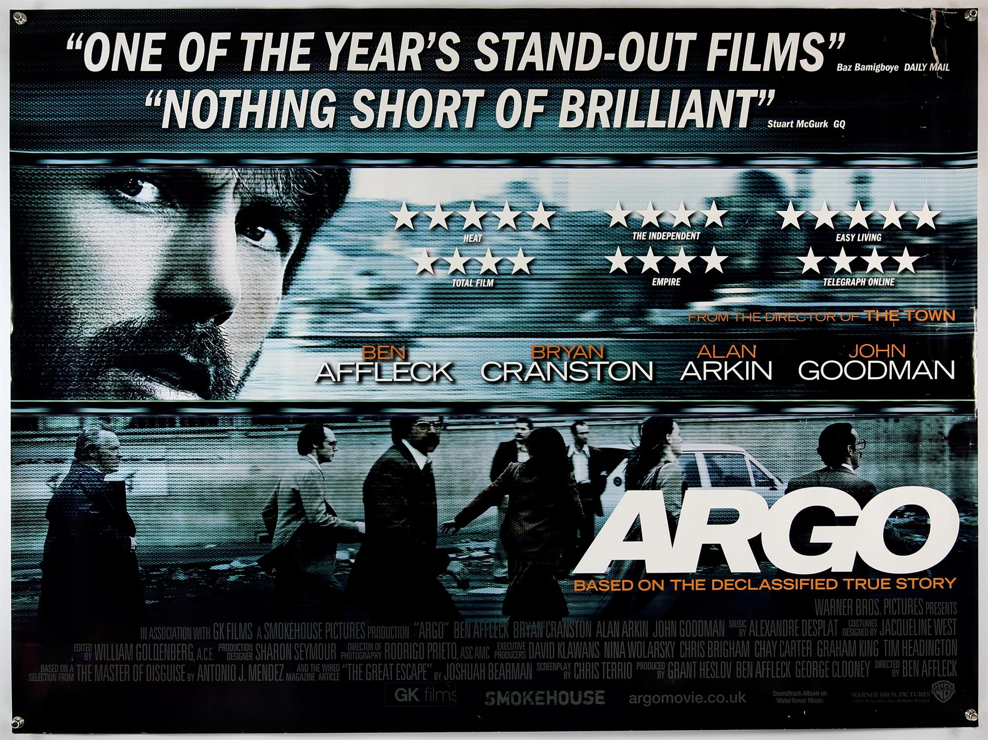 Fifteen British Quad film posters, includes, Awake; Evan Almighty; Argo; Rush Hour 3; Legends of