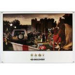 Land Rover Discovery - circa 1995 original factory poster, approx. 39" x 28" rolled.