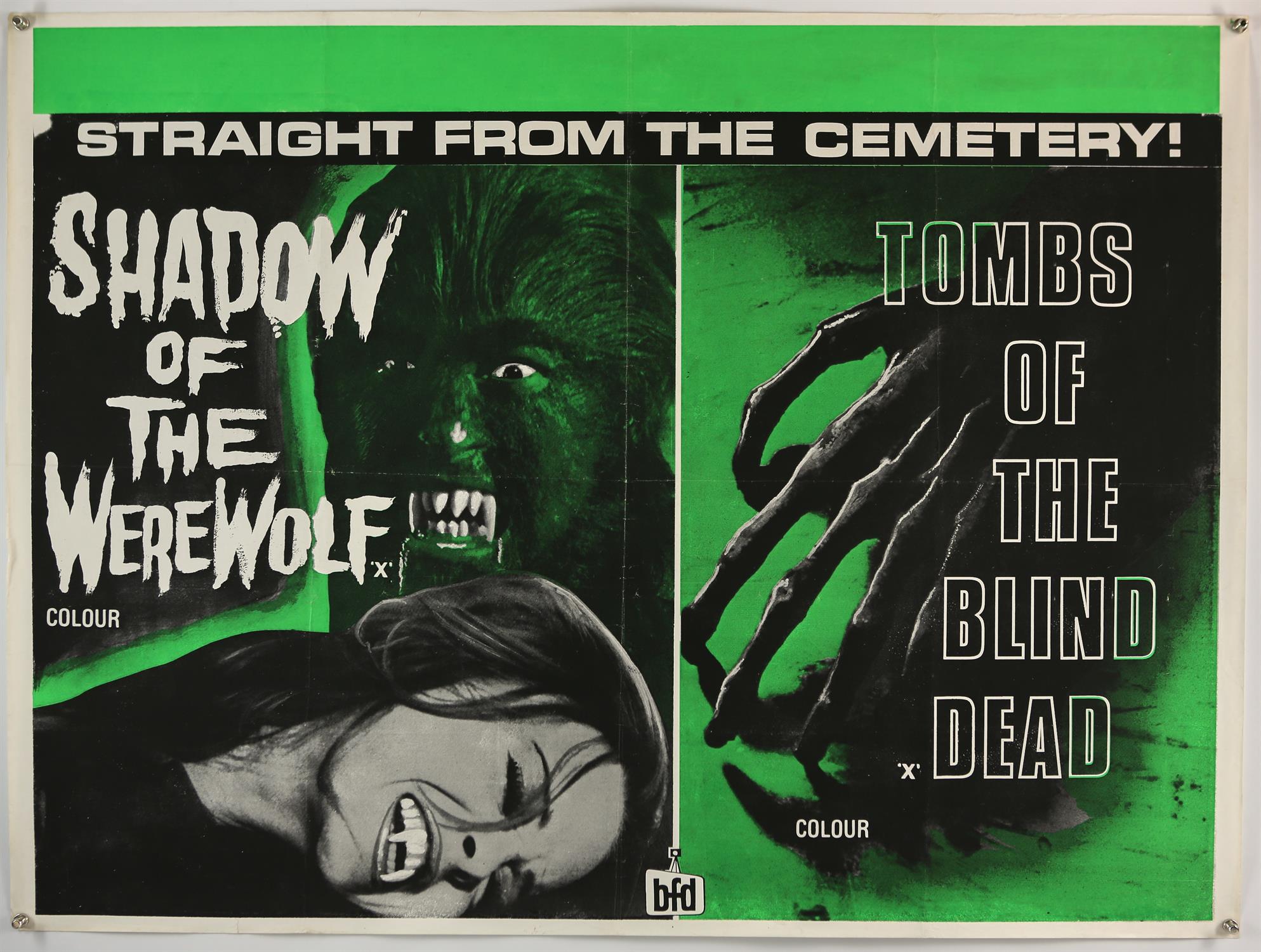 Shadow of the Werewolf (AKA The Werewolf Versus The Vampire Woman) / Tombs of the Blind Dead (1971