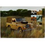 Land Rover - circa 1980 original factory poster, approx. 39" x 28" rolled.