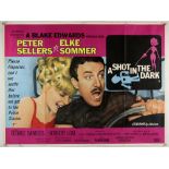 'A Shot in the Dark', British Quad vintage film poster starring Peter Sellers and Elke Sommer,