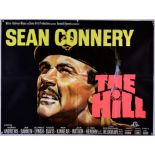 The Hill (1965), British Quad film poster, starring Sean Connery, (folded), 40 x 30 inches.