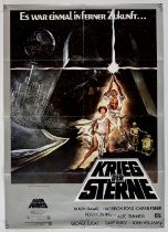 Star Wars (1977), German A1, 33 x 23.5 inches, was folded now rolled, Tom Jung artwork Director