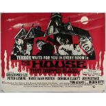 The House That Dripped Blood (1971) British Quad film poster, was folded now rolled,