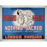 Nothing Sacred (1937) RR British Quad film poster
