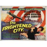 The Frightened City (1961) British Quad film poster, starring Herbert Lom, John Gregson and Sean