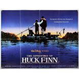 Twenty one British Quad vintage film posters including ; The Adventures of Huck Finn, Small Faces,