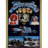 Terrahawks (1983) Commercial poster, printed in Germany, mounted on board, 30 by 40 inches