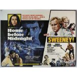 Home Before Midnight / Sweeney (1979 / 1977) British Quad film poster, was folded now rolled,