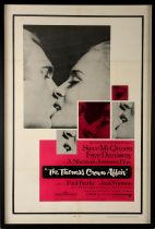 The Thomas Crown Affair (1968) US One sheet, NSS number 68/234, linen backed, 40.5 x 27 inches, 42.