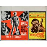 Man in the Middle (1964) / The Sky Above The Mud Below (1961), British quad, folded,