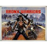 Bronx Warriors (1990), British Quad film poster, starring Vic Morrow, (folded), 40 x 30 inches.