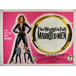 The World is Full of Married Men (1979) British Quad film poster, was folded now rolled,