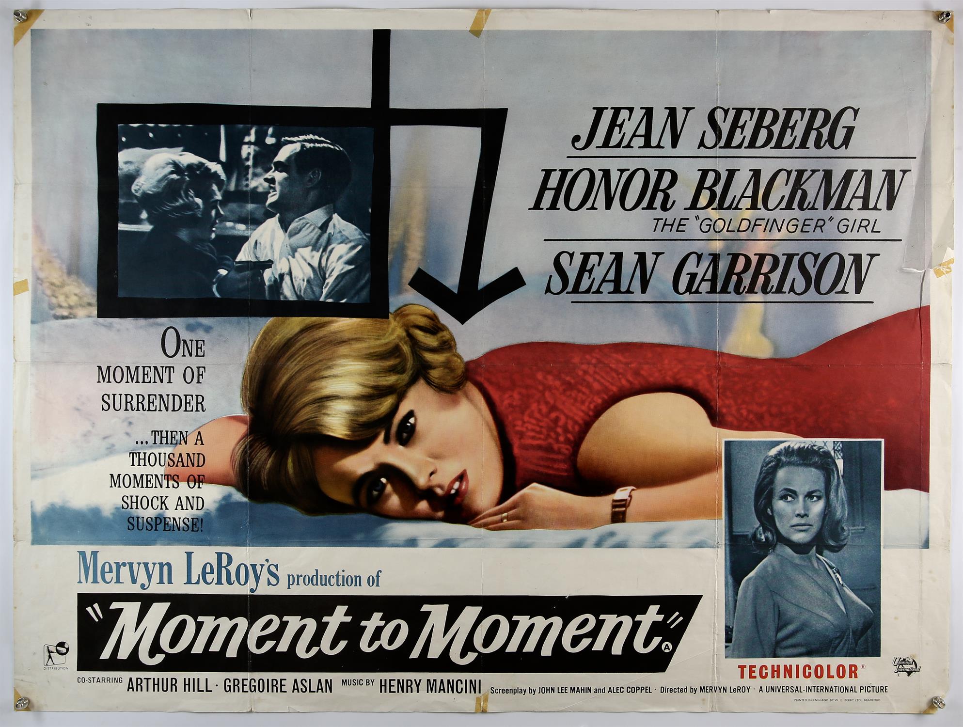 'Moment to Moment', British Quad poster starring Arthur Hill, 'The Trap', British Quad starring - Image 3 of 4