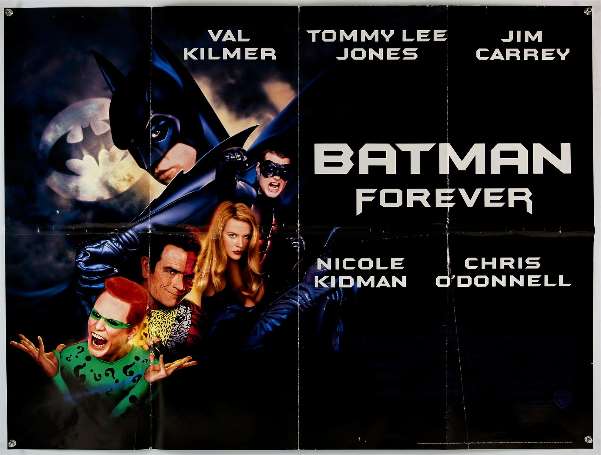 40+ British Quad film posters, including Batman Forever, Aladdin, Victory at Entebbe, Kama Sutra, - Image 3 of 10