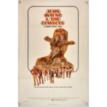 The Cowboys (1972), US One Sheet, Style B, NSS number 72/5, 41 x 27 inches. Director Mark Rydell