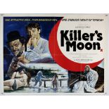 Killer’s Moon (1978) British Quad film poster, was folded now rolled, 30 x 40 inches Director Alan