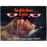 The Hills Have Eyes (1977) British Quad film poster, directed by Wes Craven, artwork by Tom