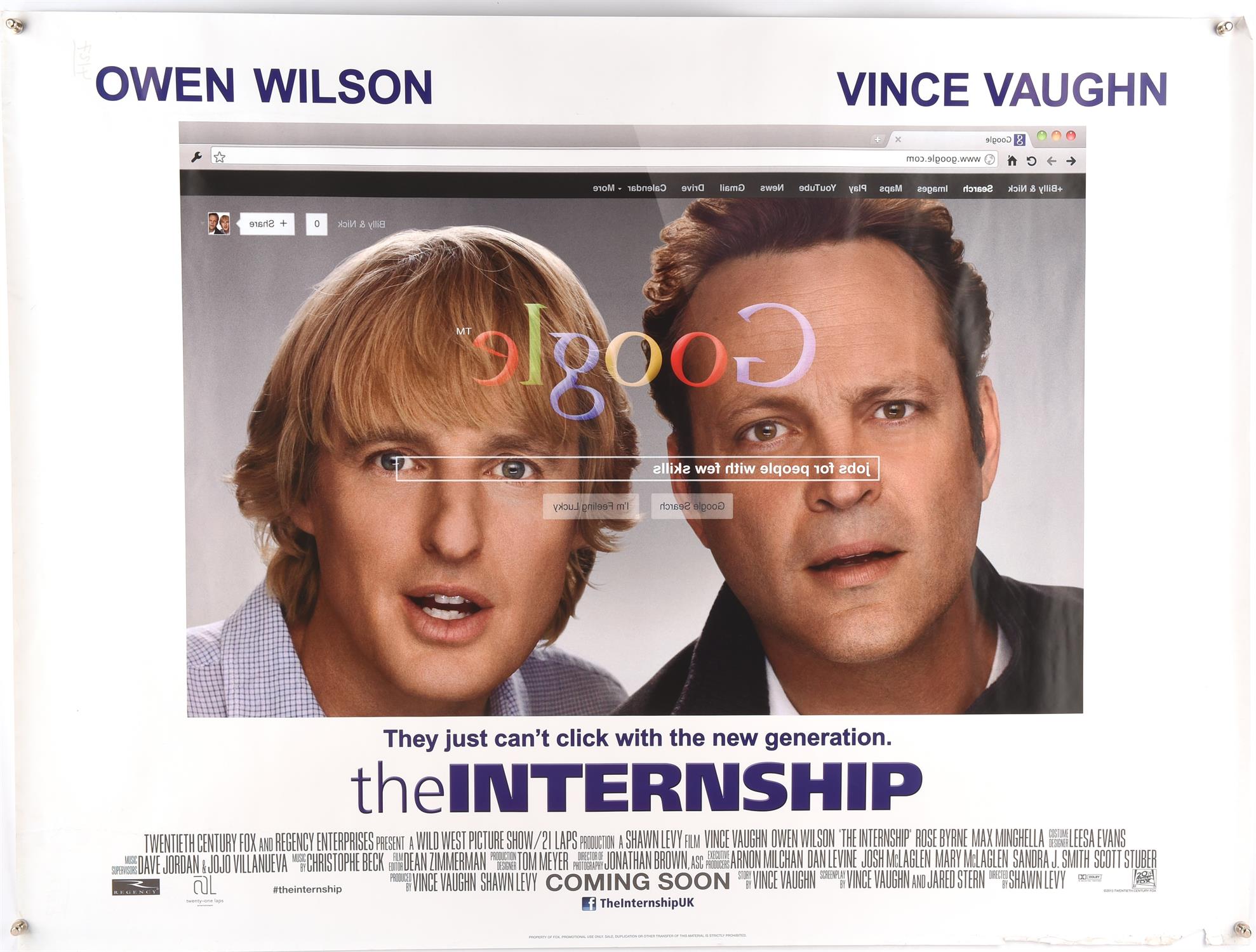 Fifteen British Quad film posters, includes, Golden Rendezvous/That’s Carry On; The Internship - Image 3 of 4