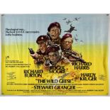 Fifteen British Quad film posters, includes, Wild Geese; Two Minute Warning; Dracula; Oliver’s