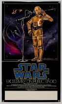 Star Wars (1981), US, Radio promo, 29 x 17 inches, rolled. Director George Lucas.