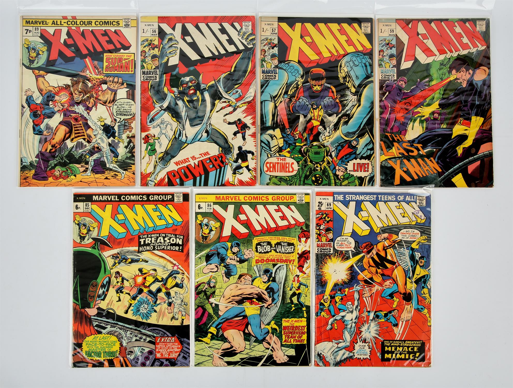 The Uncanny X-Men: a group of 8 early Silver-age issues featuring 1st appearance of Havok and - Image 3 of 3