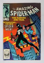 Marvel Comics: The Amazing Spider-man No. 252 featuring the 1st appearance of the Black suit (1984).