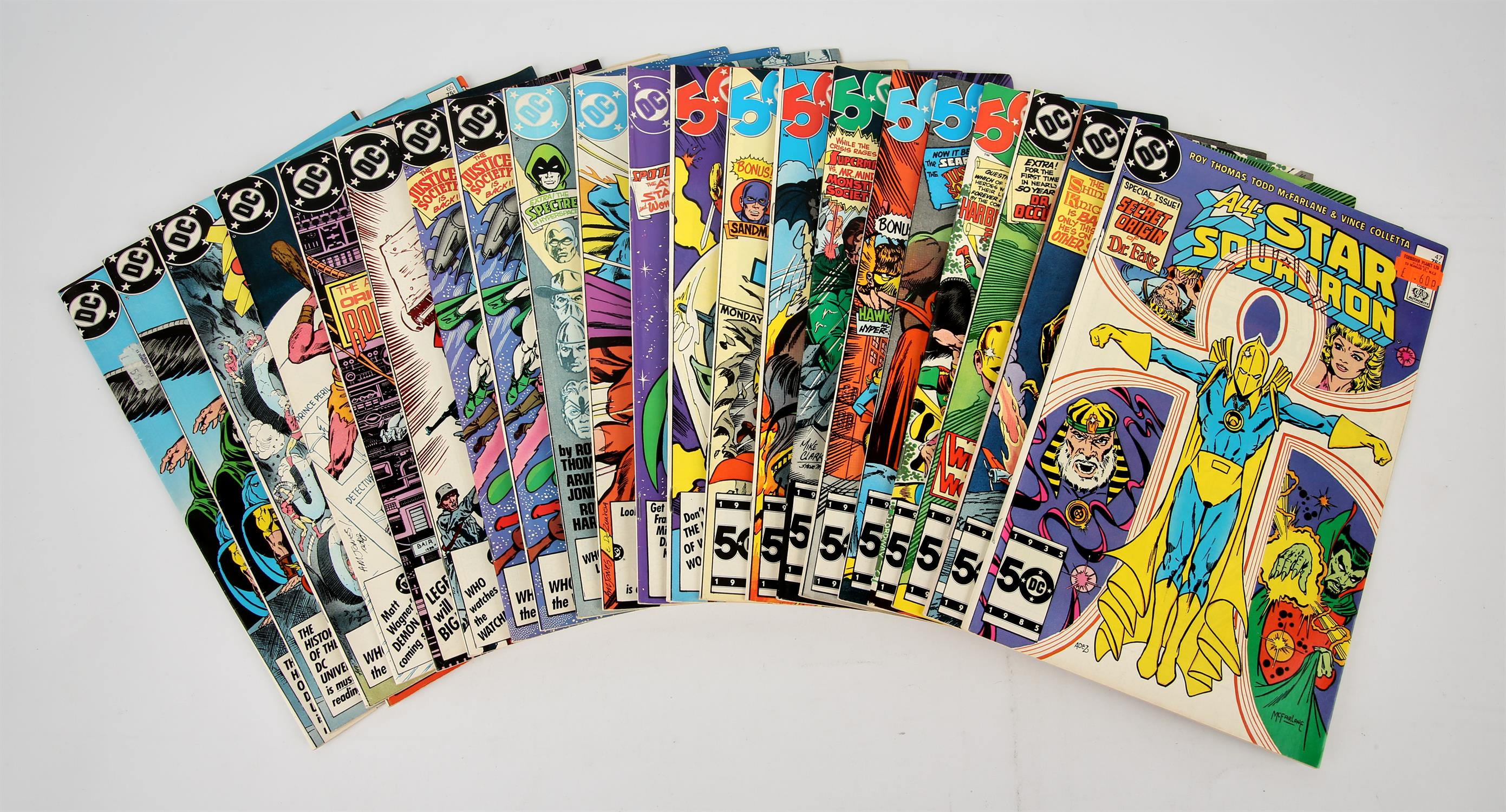 All-Star Squadron: a large group of 71 comics (DC, 1981 onwards). This lot features: All-Star - Image 3 of 3