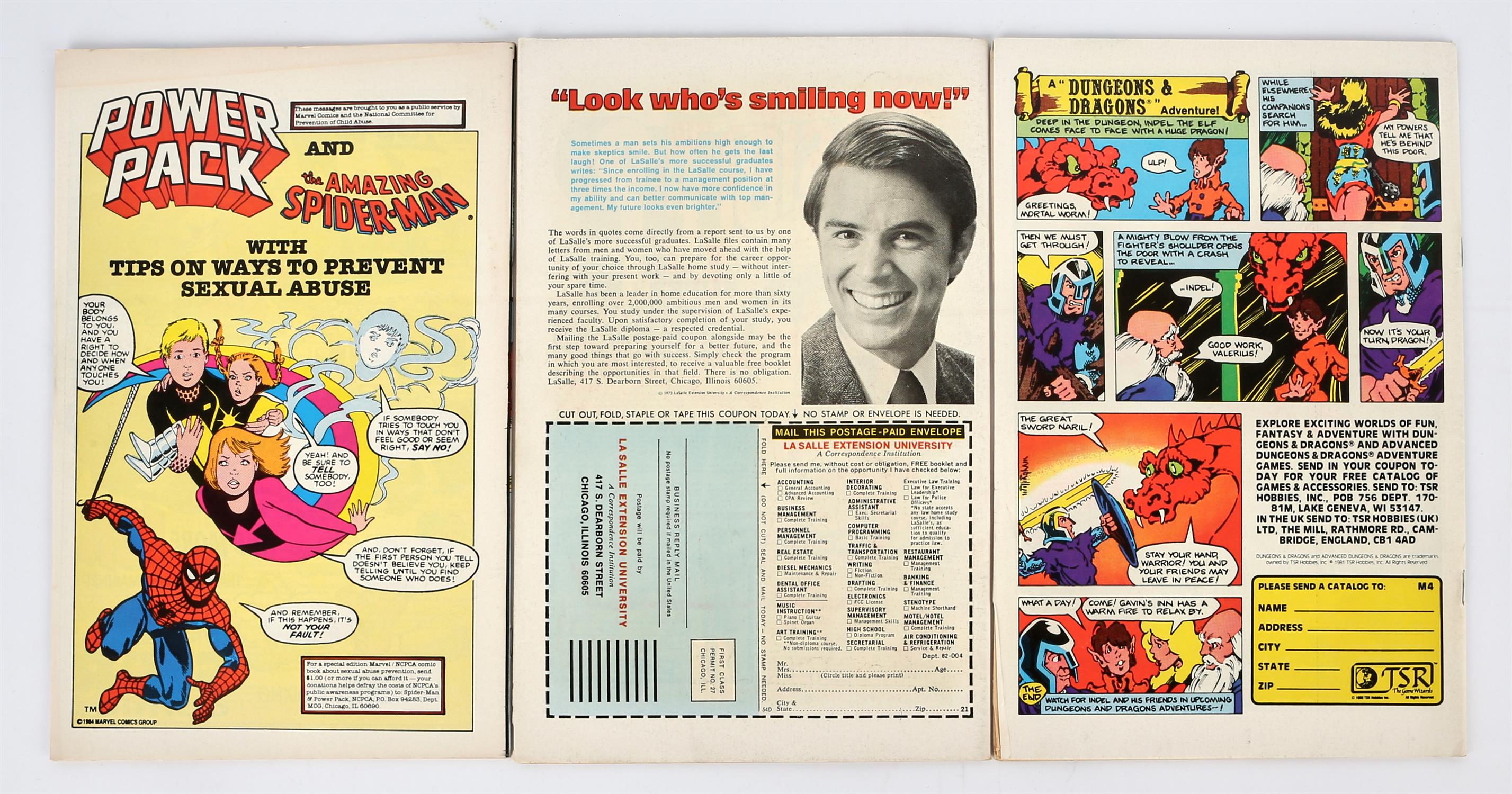 Marvel Comics: 3 Peter Parker: The Spectacular Spider-Man key issues (1982). This lot - Image 2 of 2