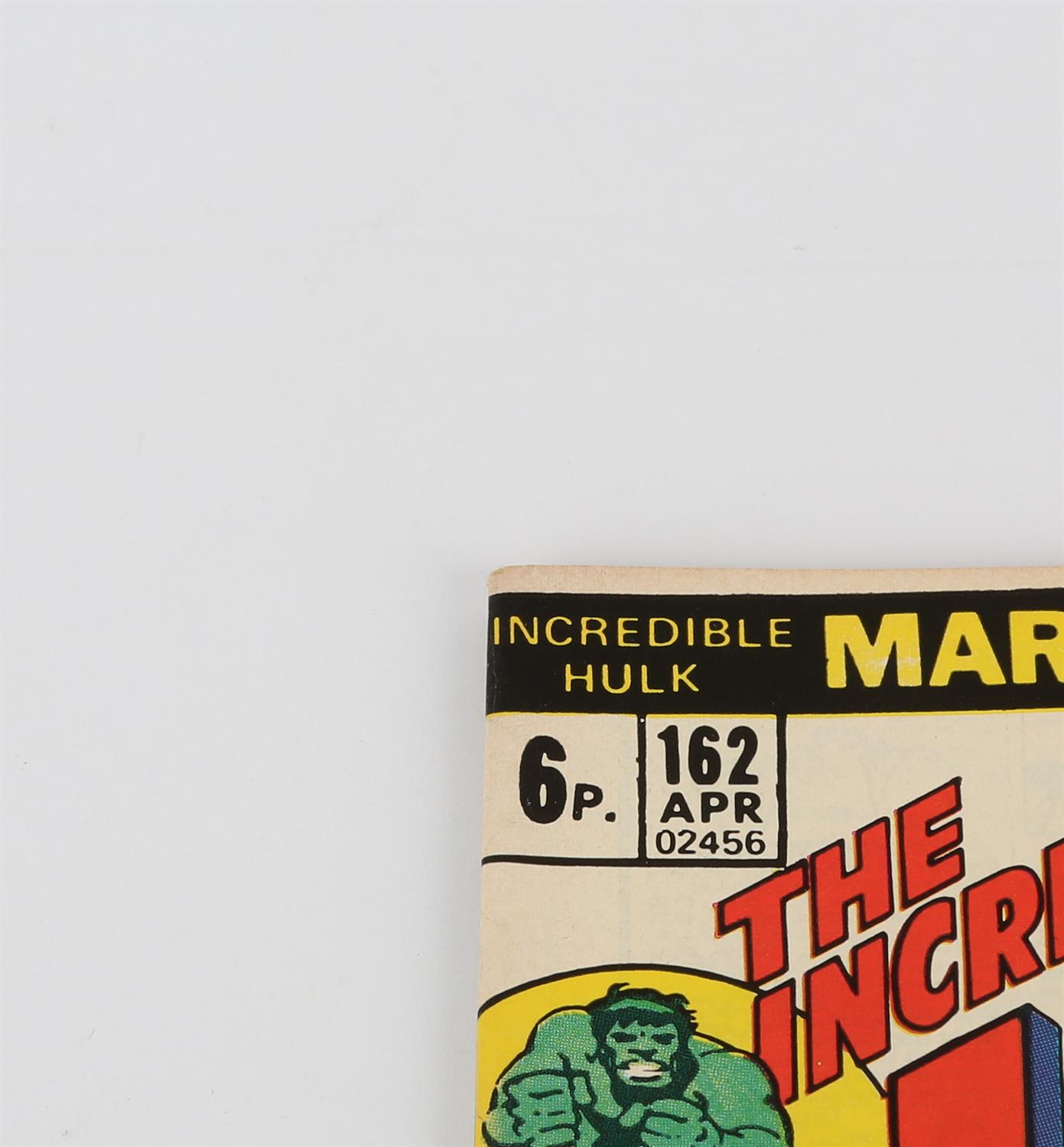 Marvel Comics: The Incredible Hulk No. 162 featuring 1st appearance of The Wendigo (1971 onwards). - Image 9 of 11