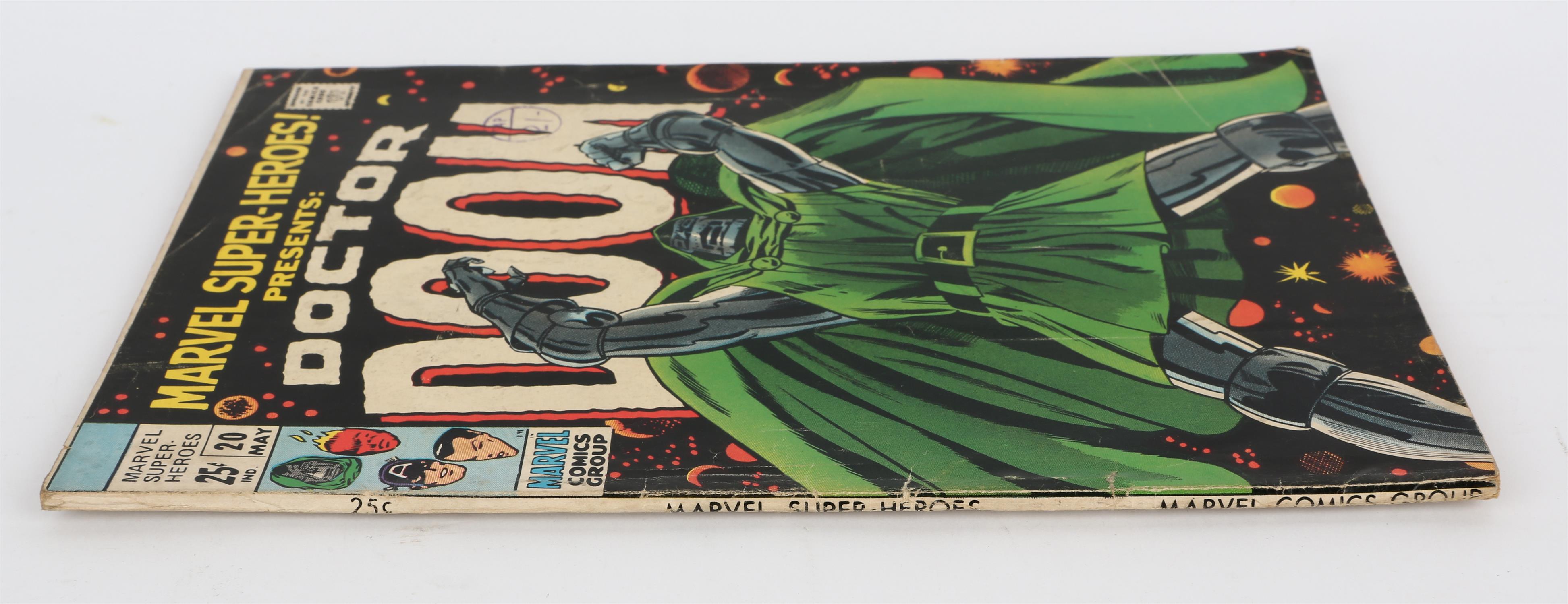 Marvel Comics: Marvel Super-Heroes Presents No. 20: Doctor Doom (1969) Presenting the 1st solo - Image 6 of 14