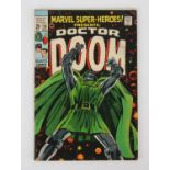 Marvel Comics: Marvel Super-Heroes Presents No. 20: Doctor Doom (1969) Presenting the 1st solo