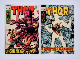 Marvel Comics: 2 key The Mighty Thor issues (1969). This lot features: The Mighty Thor (1st series)