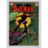 DC Comics: Batman No. 189 featuring 1st silver-age appearance of The Scarecrow (1967).