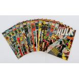 Marvel Comics: The Incredible Hulk. A group of 16 issues featuring key 1st appearances and notable