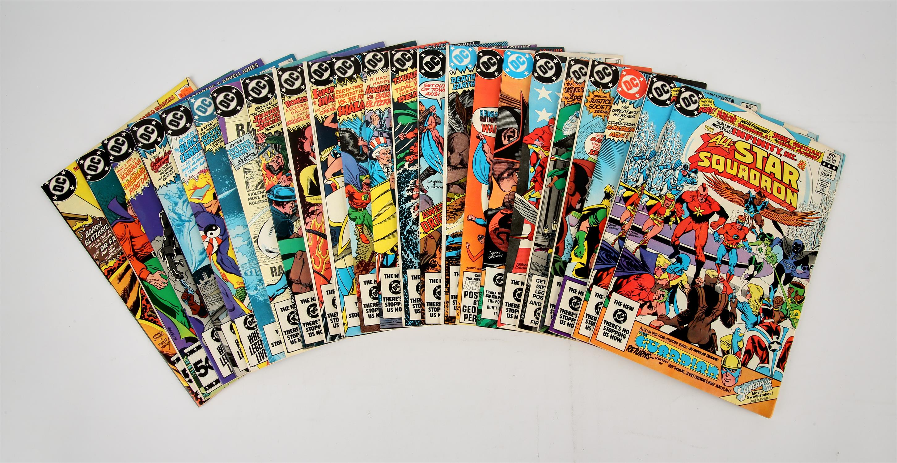 All-Star Squadron: a large group of 71 comics (DC, 1981 onwards). This lot features: All-Star - Image 2 of 3