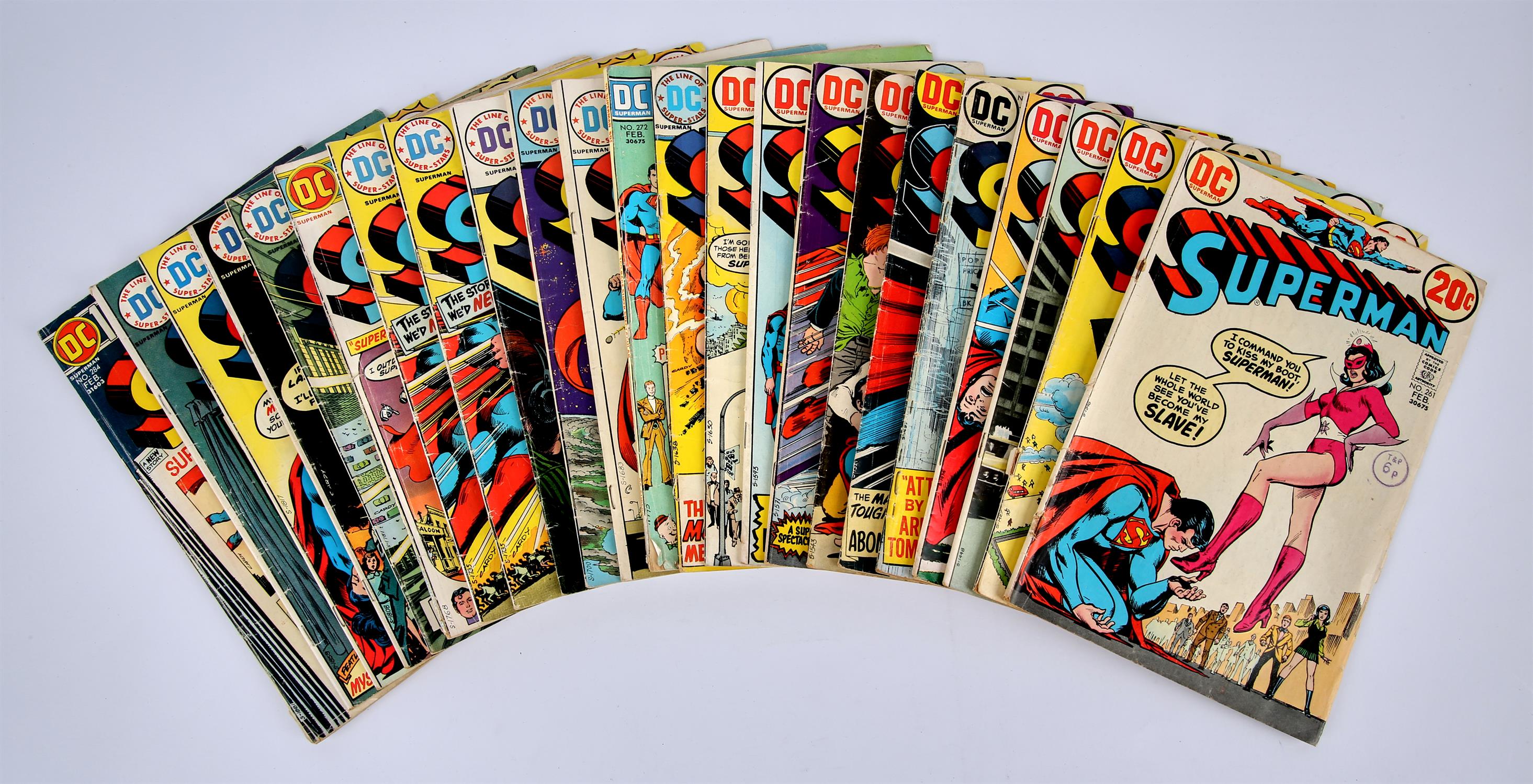 Superman: a large group of 110 comics including Silver-Age issues (DC comics, 1966 onwards). - Image 2 of 4