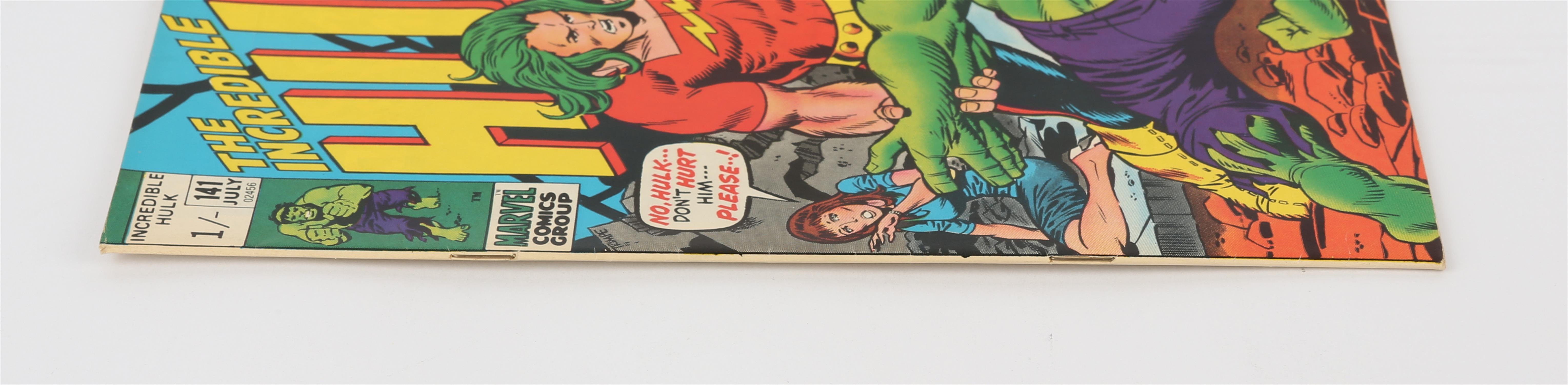 Marvel Comics: The Incredible Hulk No. 141 featuring 1st appearance of Doc Samson (1971 onwards). - Image 5 of 11