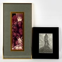 Barry Windsor-Smith, Morgana Morgan Le Fay, a framed limited signed artist proof print (1978).