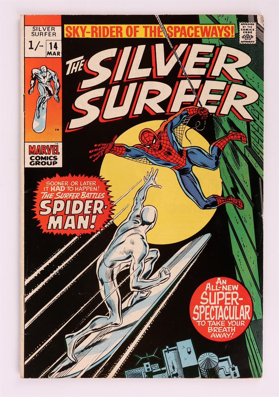 Marvel Comics: The Silver Surfer. A group of 9 issues featuring key 1st appearances and notable - Image 2 of 12