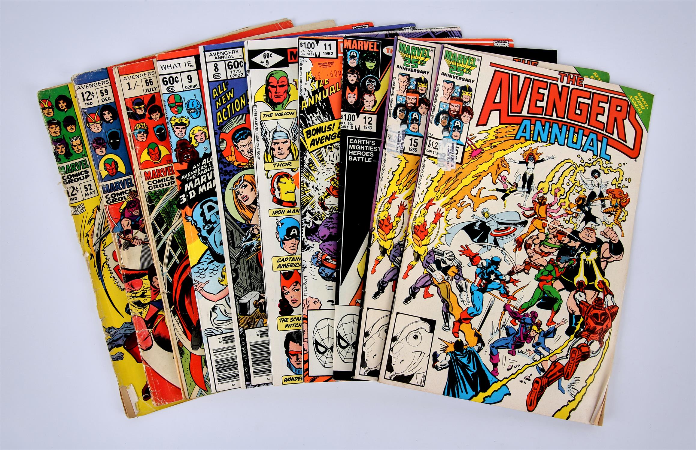 The Avengers: 12 Issues, Including Key 1st appearances and notable issues (Marvel Comics, - Image 2 of 2