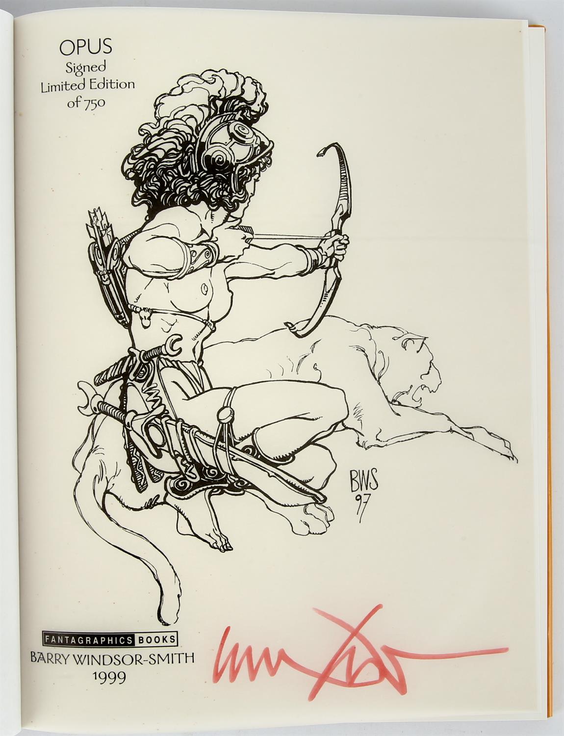 Barry Windsor-Smith, a signed set of Opus artbooks (1999 / 2000 Fantagraphic Books) A superb set - Image 3 of 9